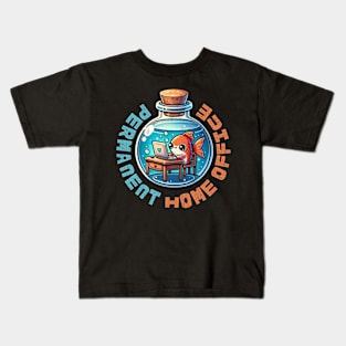 Fish in a permanent home office | Fish Aquarium Kids T-Shirt